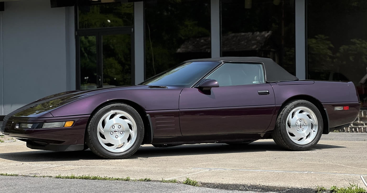 1994 Corvette Convertible in Black Rose Metallic