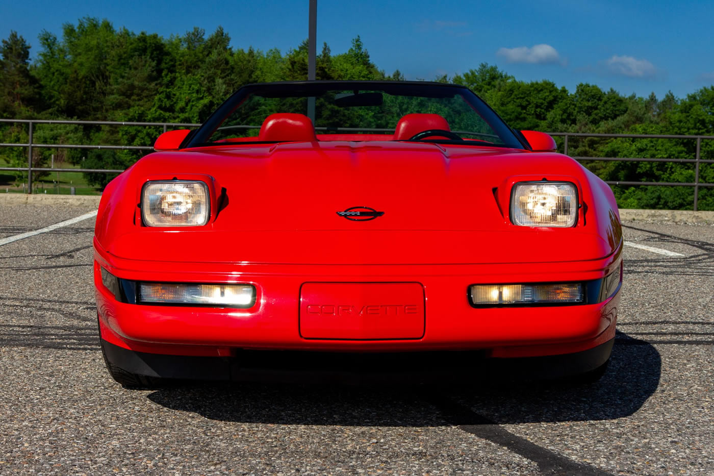 1994 Corvette Convertible in Torch Red