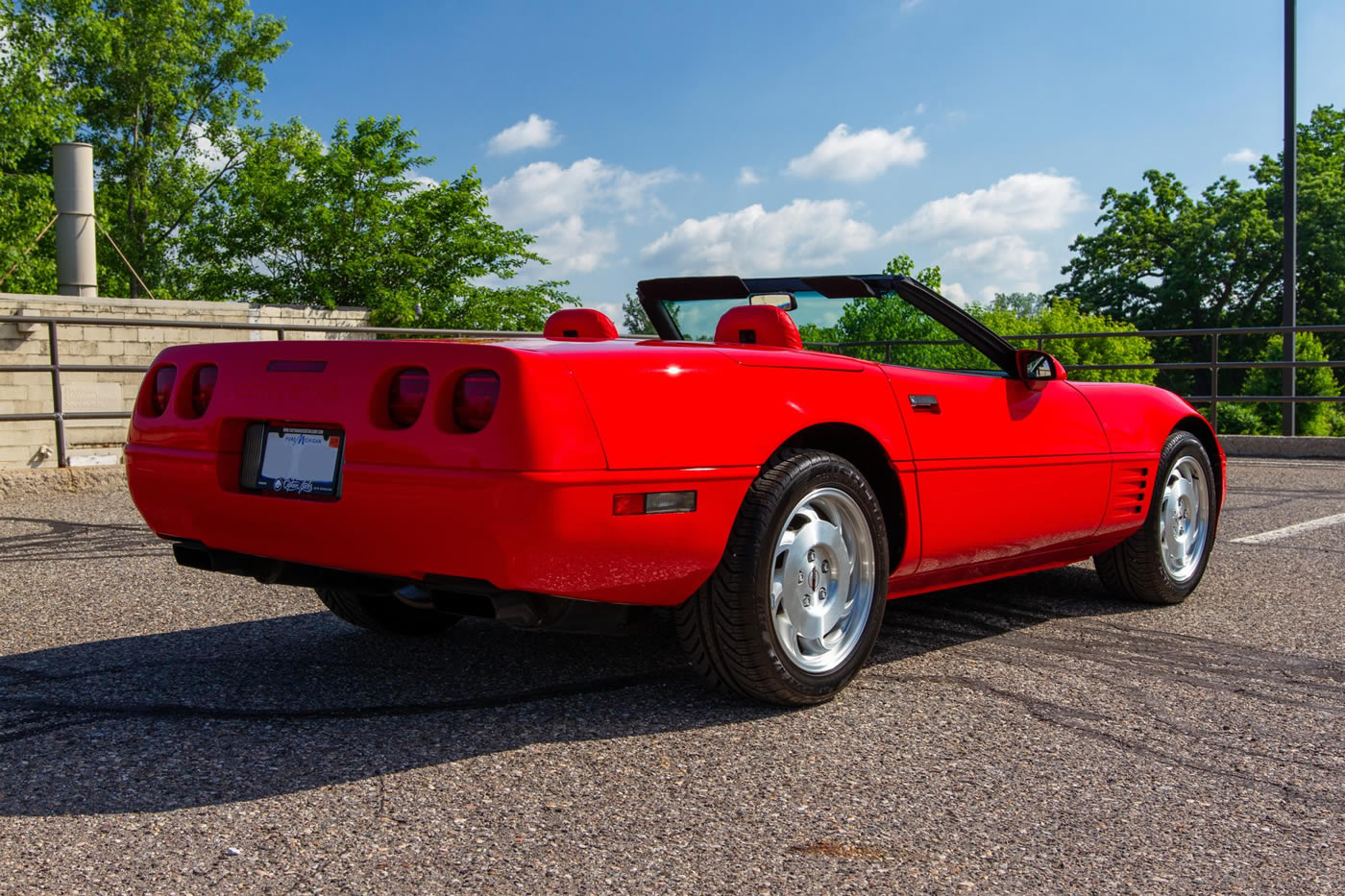 1994 Corvette Convertible in Torch Red