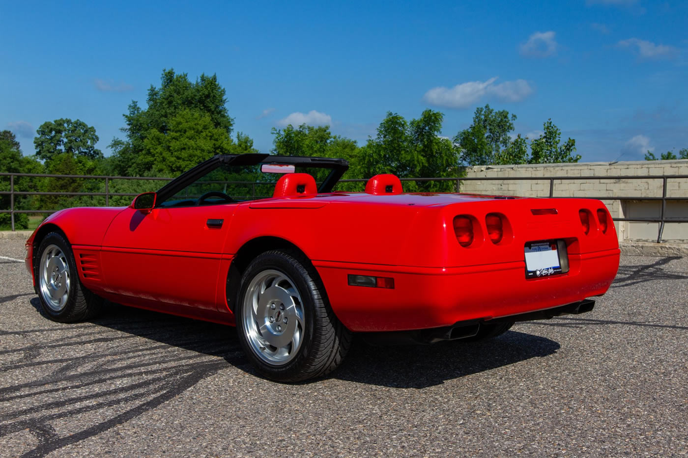 1994 Corvette Convertible in Torch Red