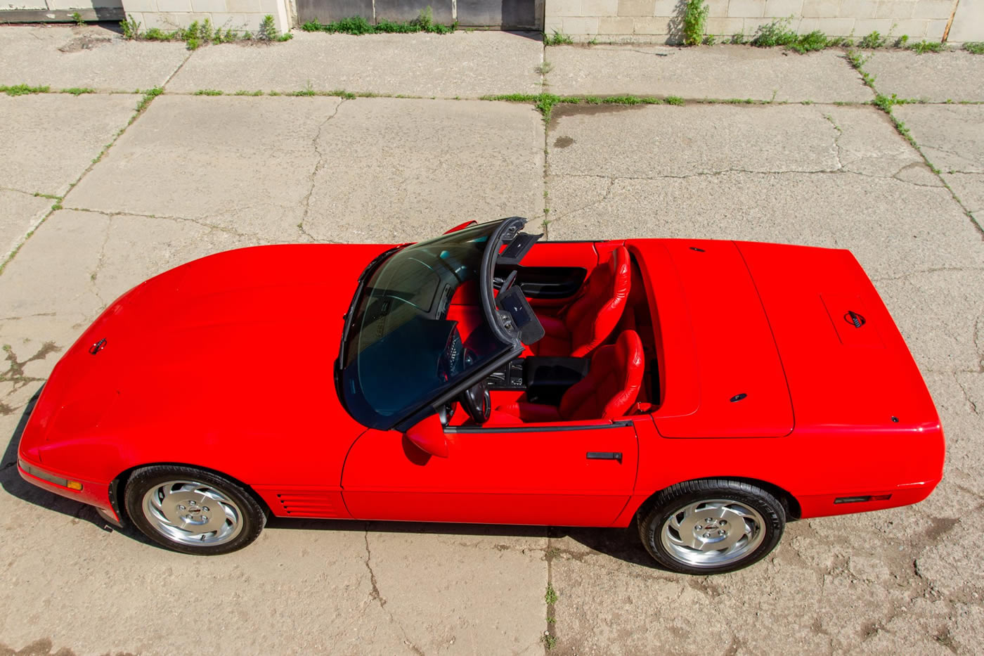 1994 Corvette Convertible in Torch Red