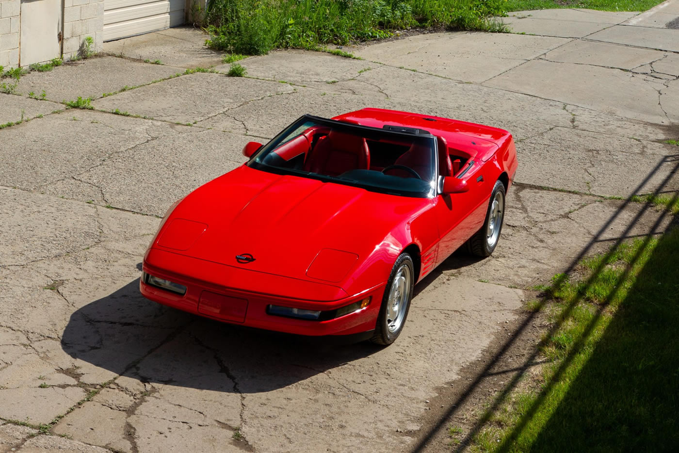 1994 Corvette Convertible in Torch Red