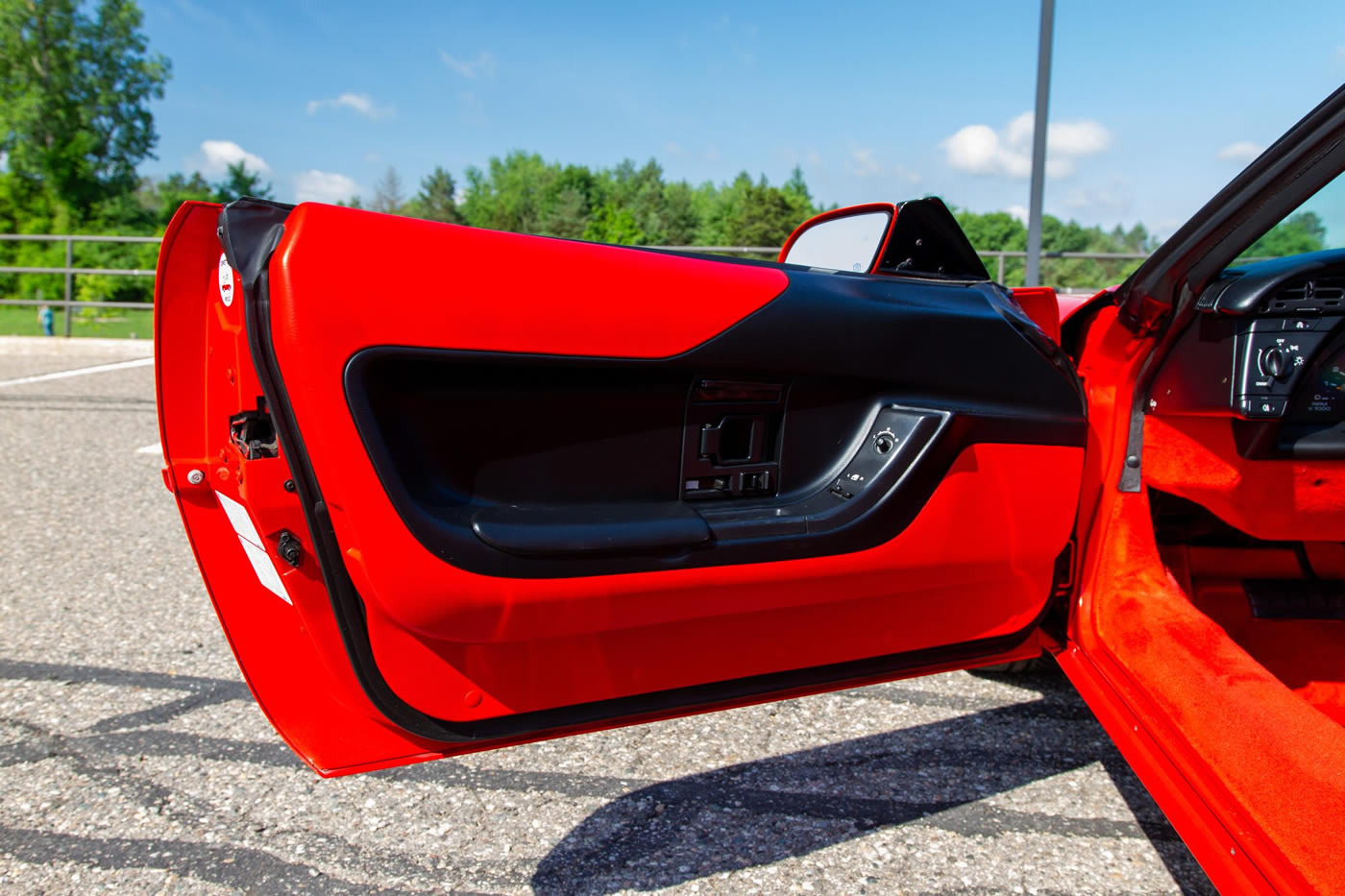 1994 Corvette Convertible in Torch Red