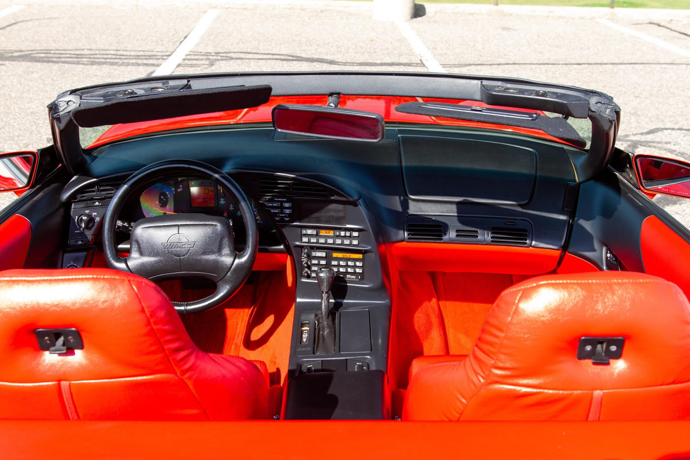 1994 Corvette Convertible in Torch Red