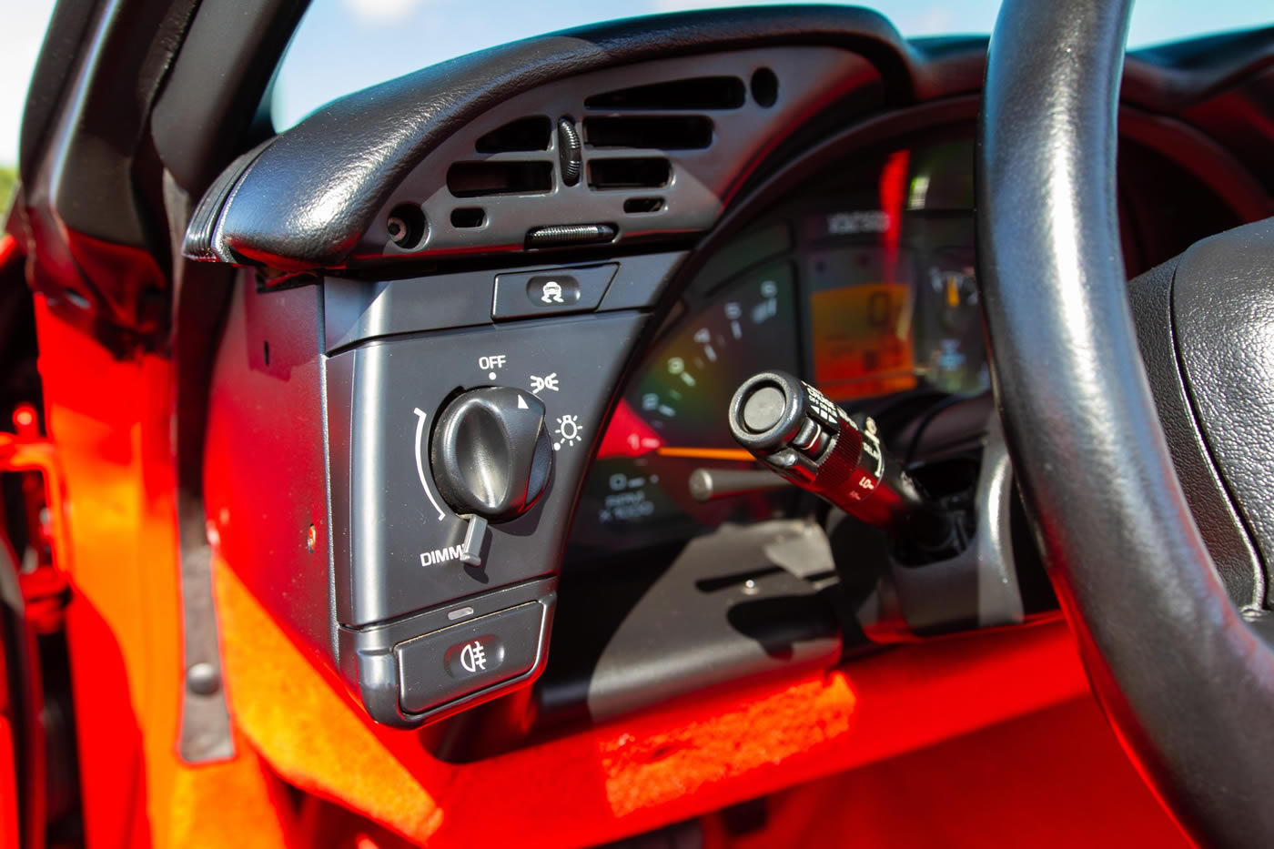 1994 Corvette Convertible in Torch Red