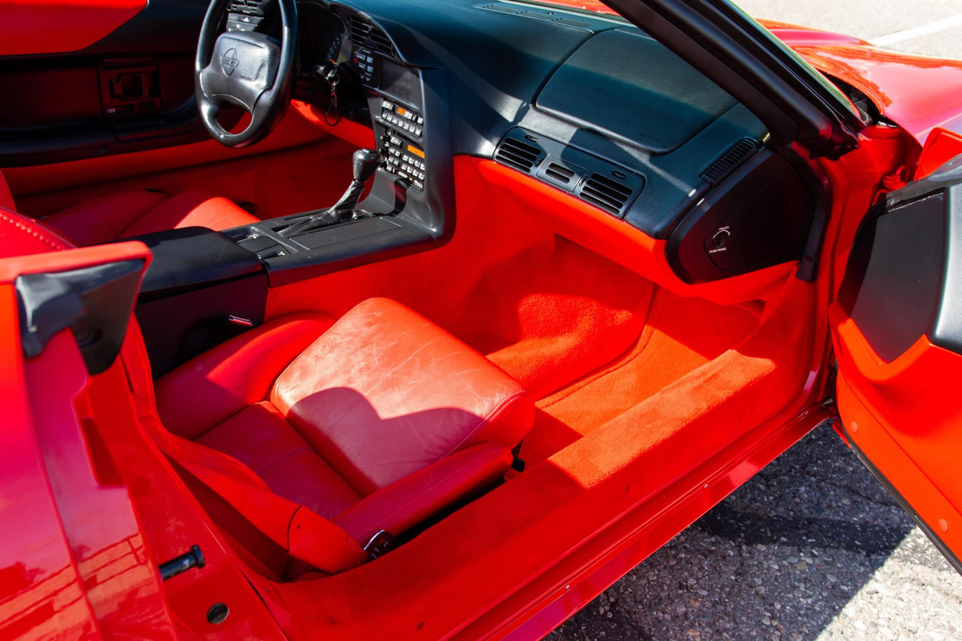 1994 Corvette Convertible in Torch Red