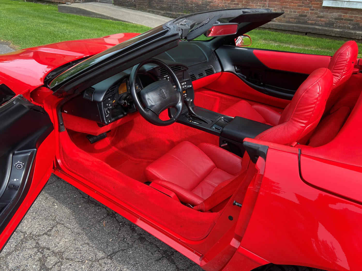 1994 Corvette Convertible in Torch Red