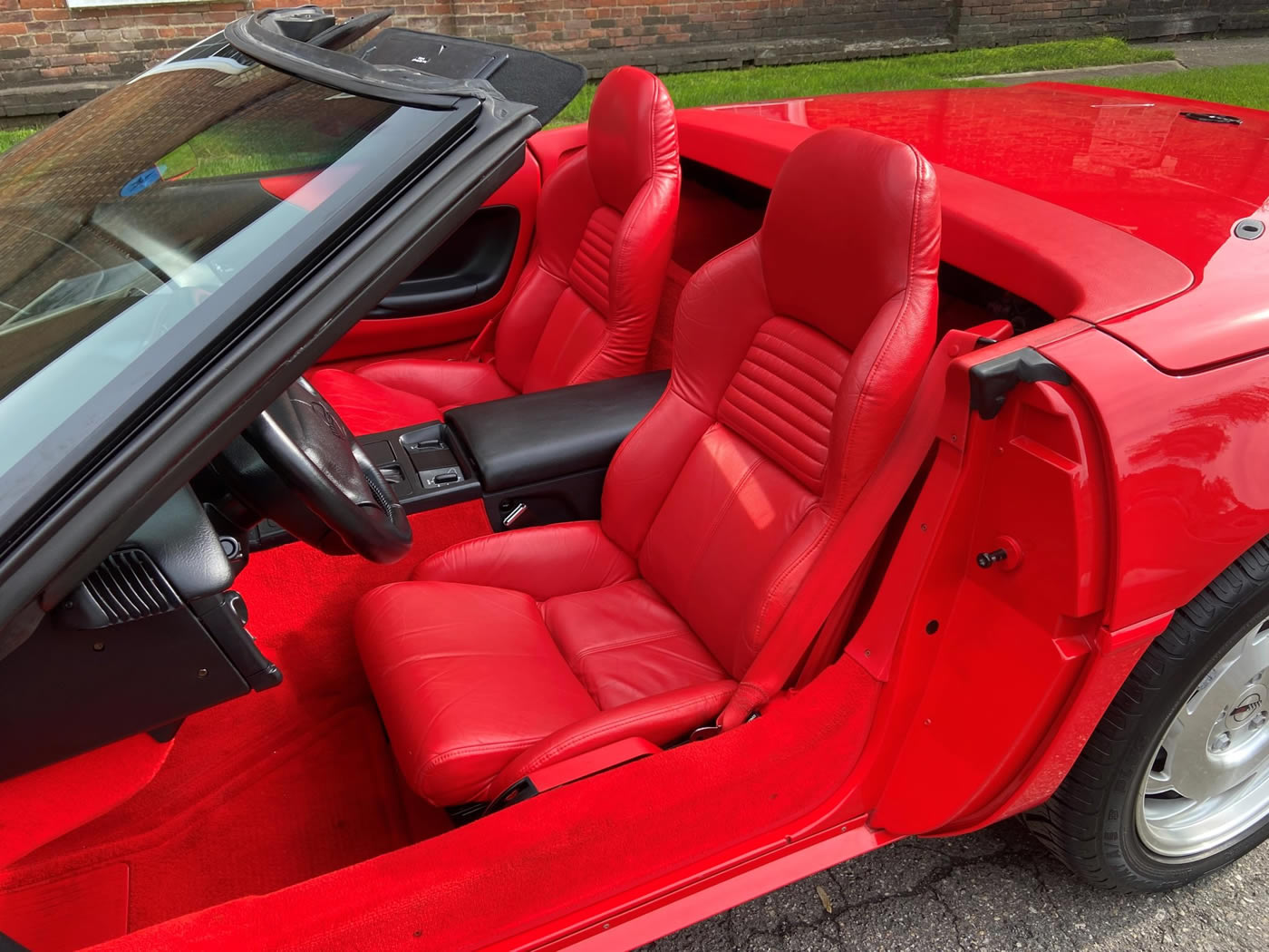 1994 Corvette Convertible in Torch Red