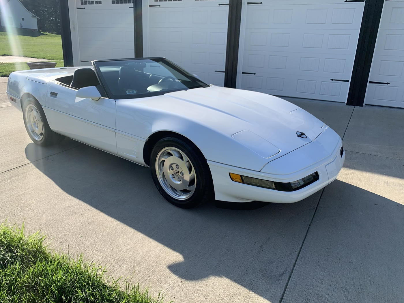 1995 Corvette Convertible in Arctic White