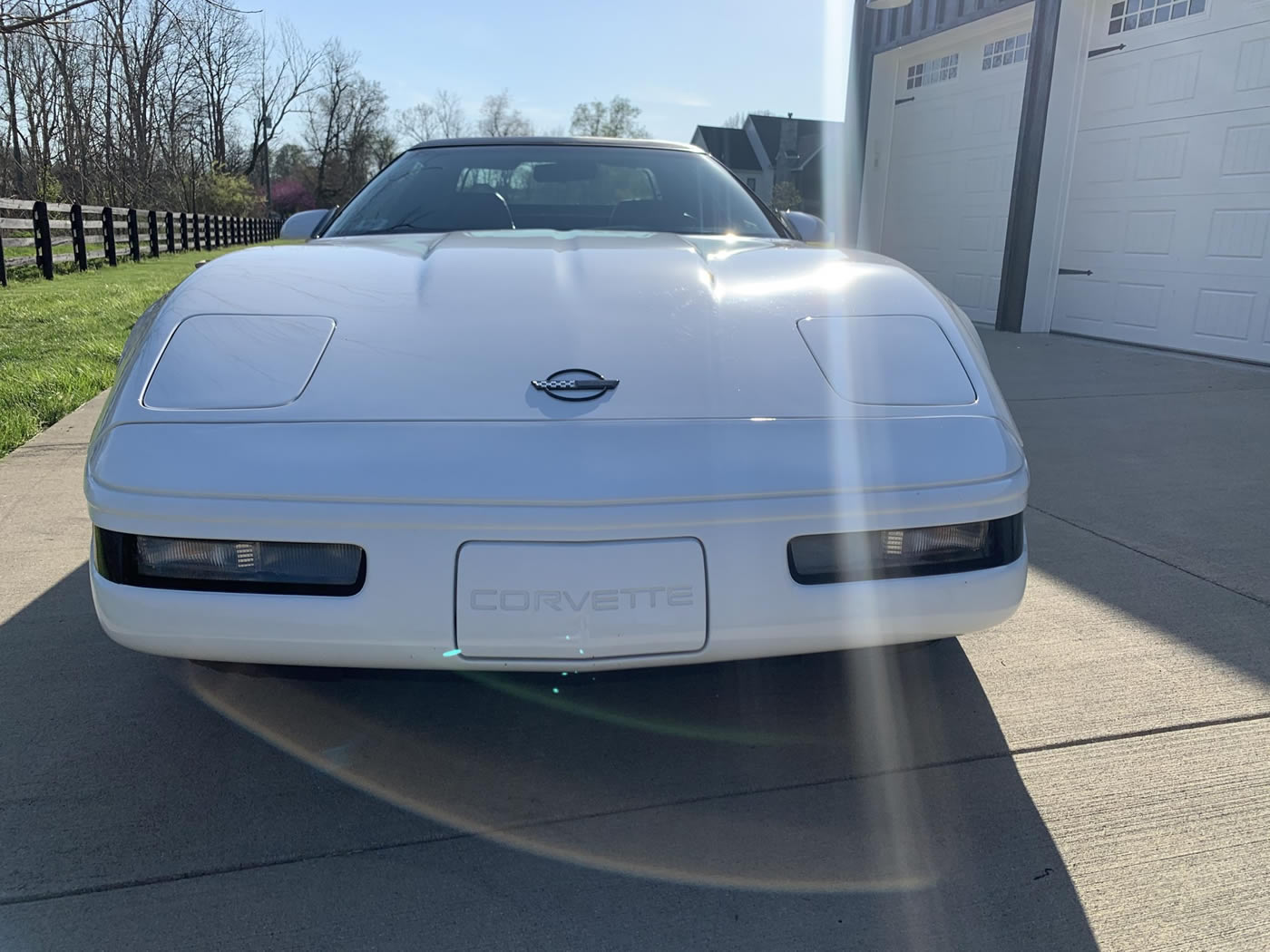 1995 Corvette Convertible in Arctic White