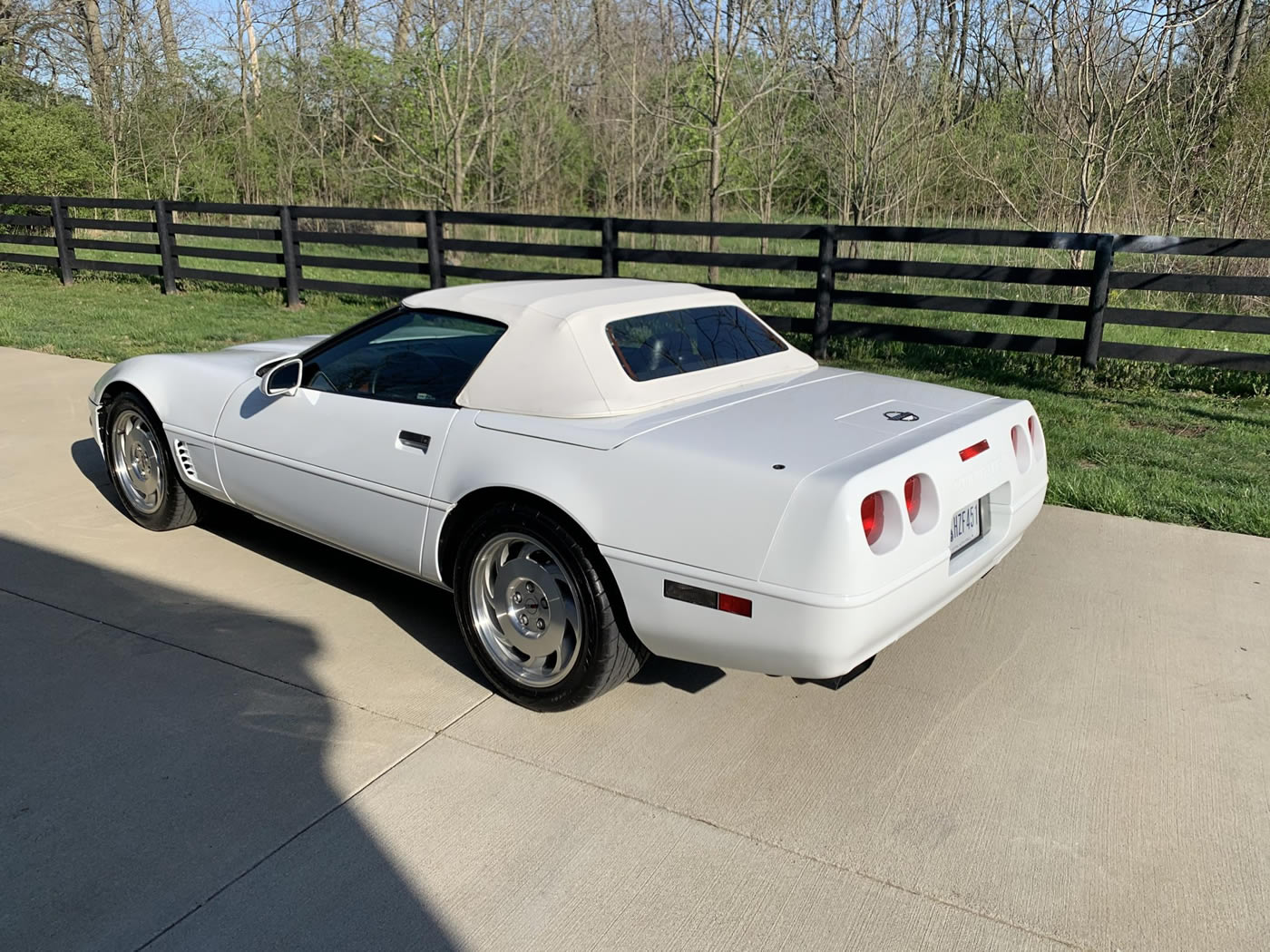 1995 Corvette Convertible in Arctic White