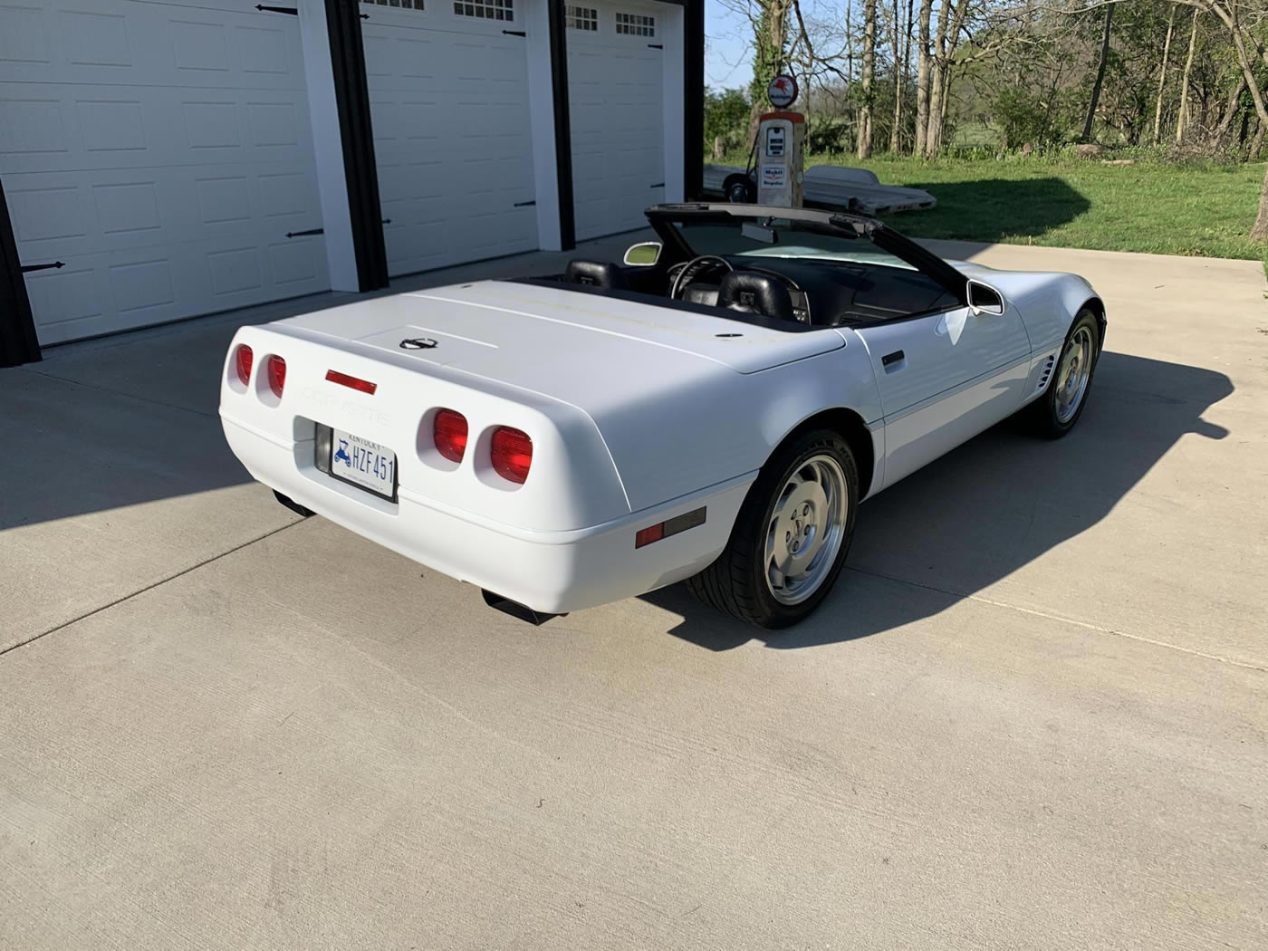 1995 Corvette Convertible in Arctic White