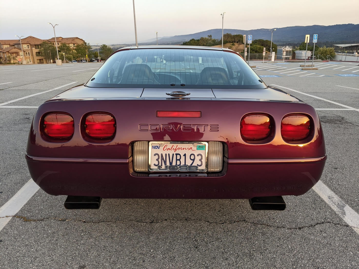 1995 Corvette Coupe in Dark Purple Metallic