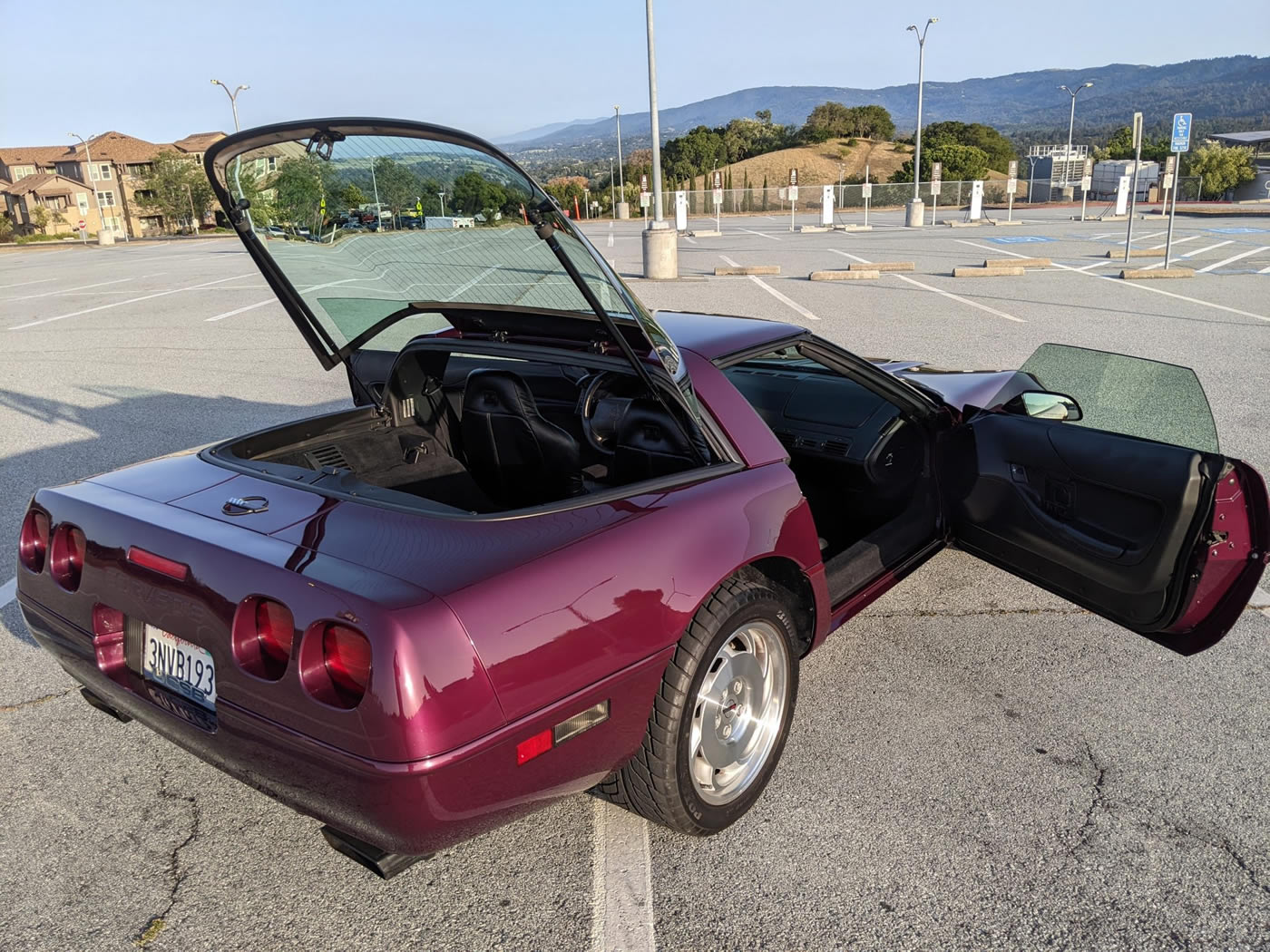 1995 Corvette Coupe in Dark Purple Metallic