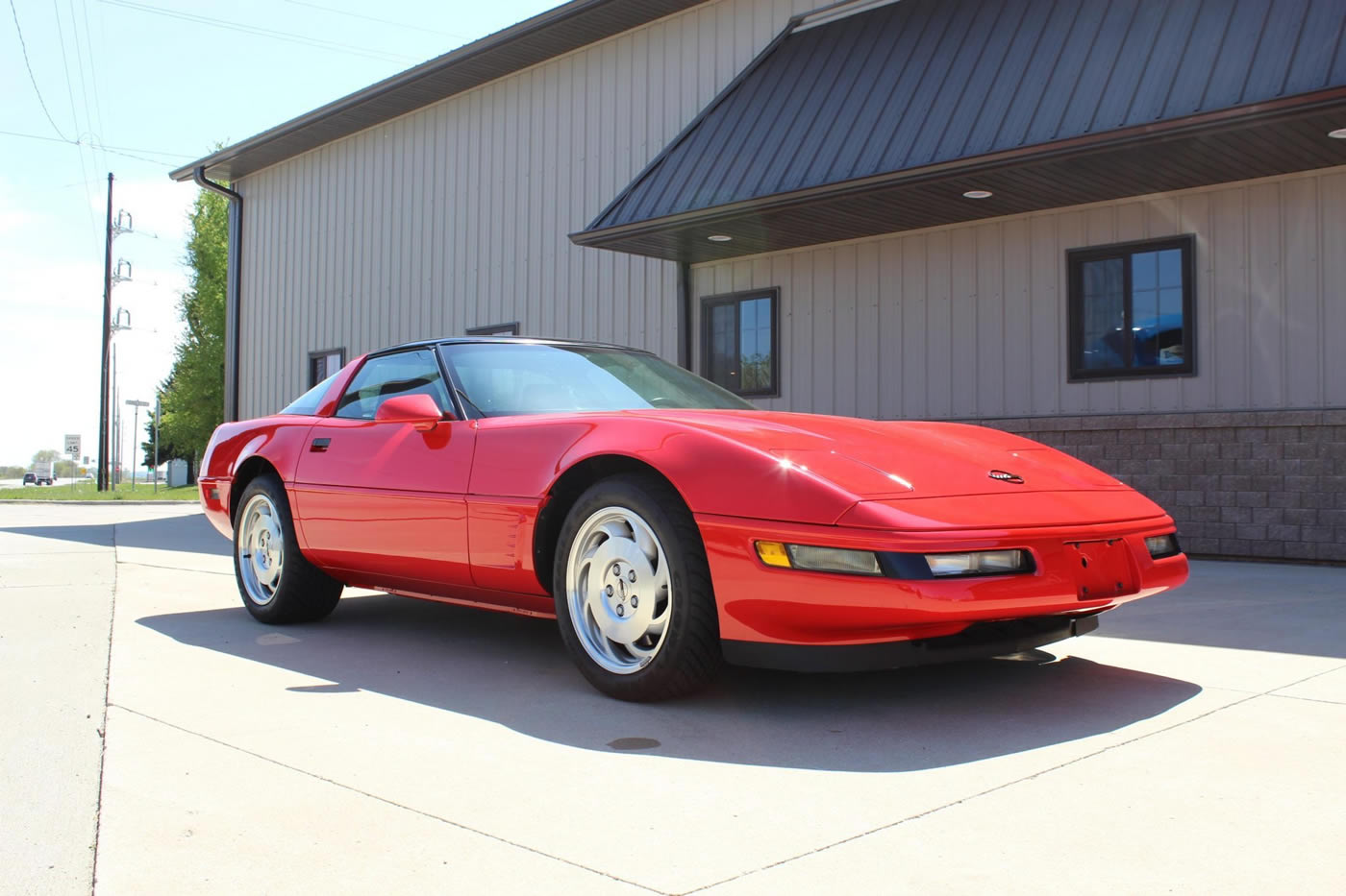 1995 Corvette Coupe in Torch Red