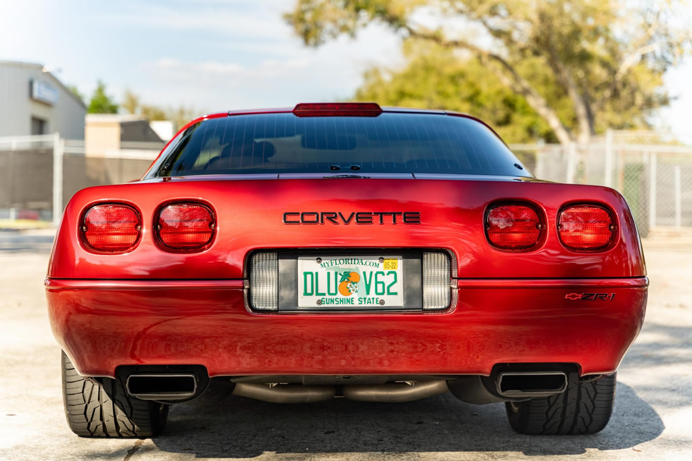 1995 Corvette ZR-1 in Dark Red Metallic