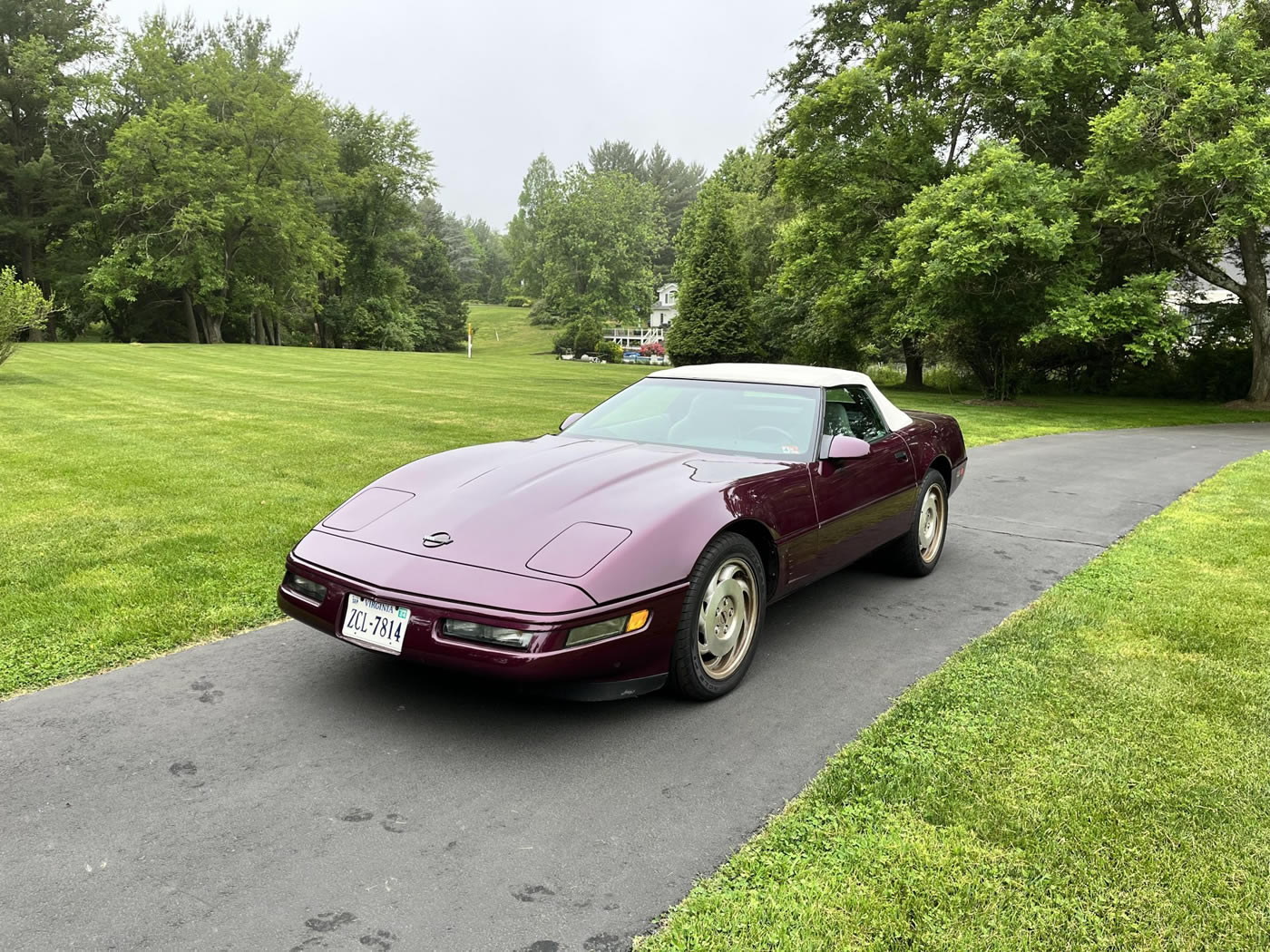 1996 Corvette Convertible LT4 6-Speed in Dark Purple Metallic