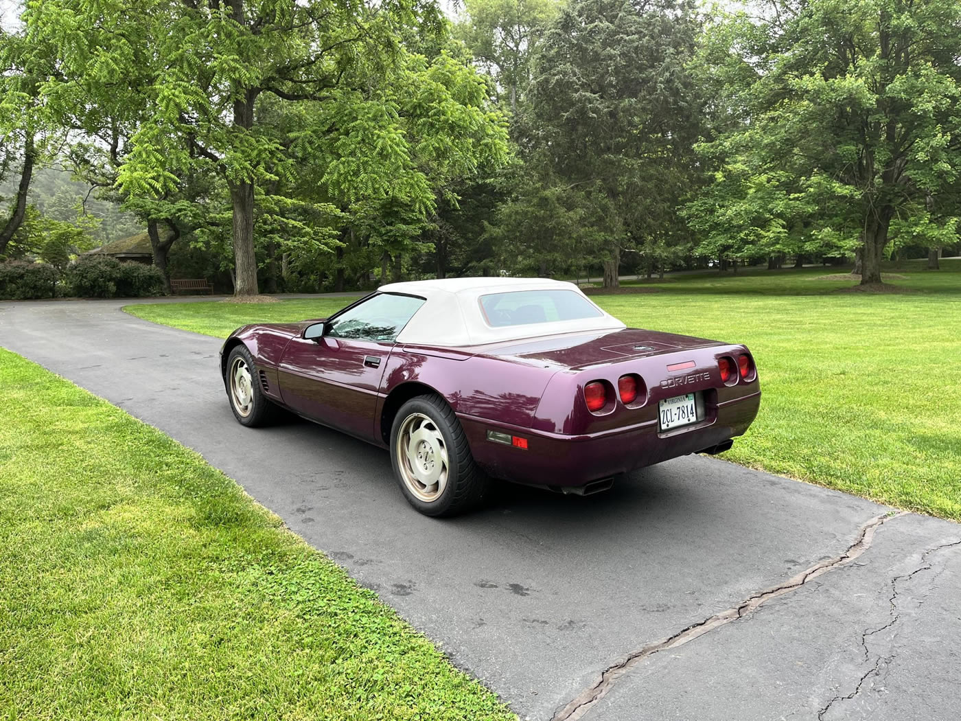 1996 Corvette Convertible LT4 6-Speed in Dark Purple Metallic