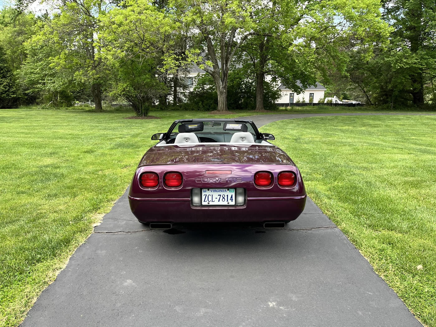 1996 Corvette Convertible LT4 6-Speed in Dark Purple Metallic