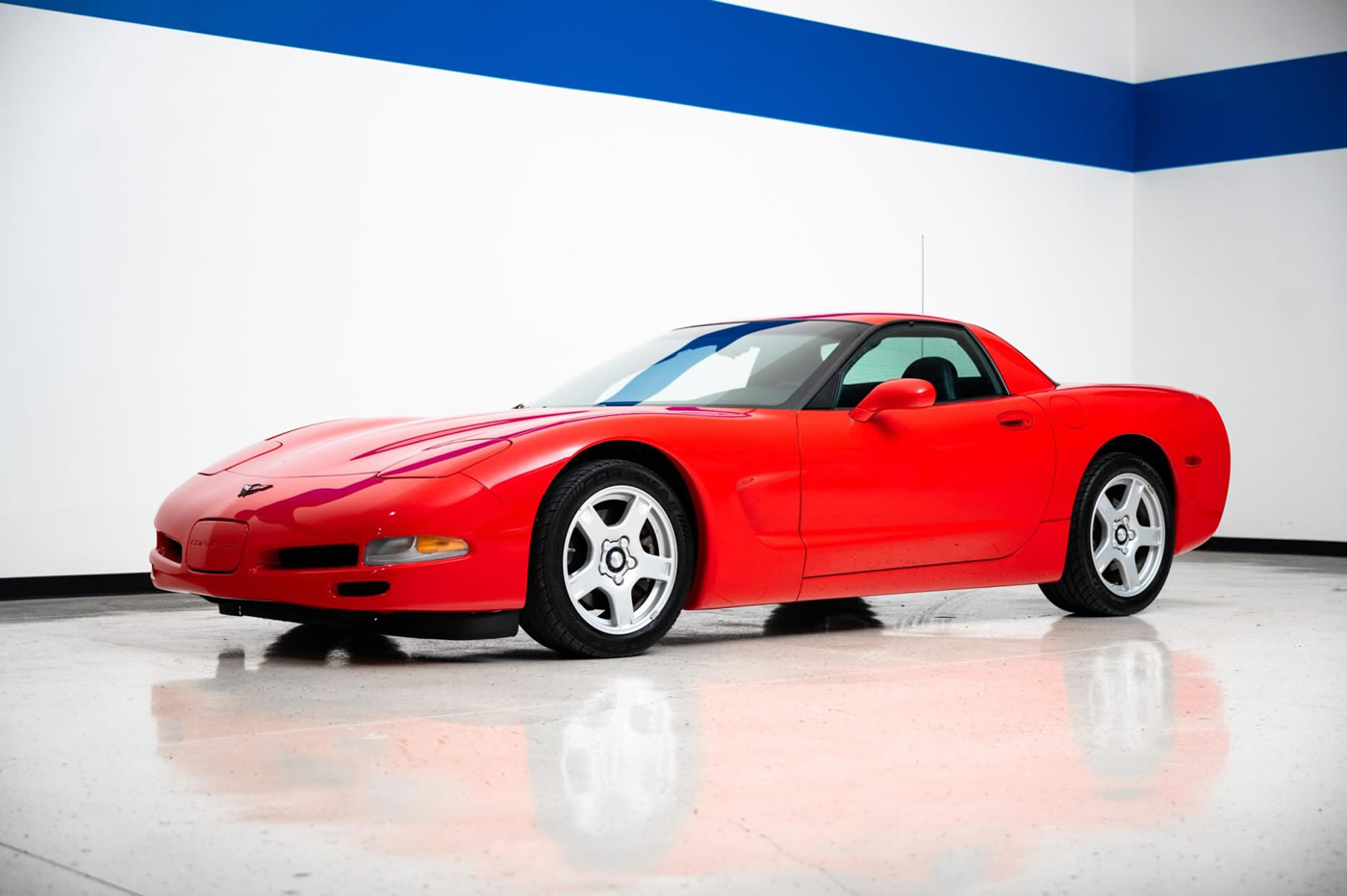 1999 Corvette Fixed Roof Coupe in Torch Red