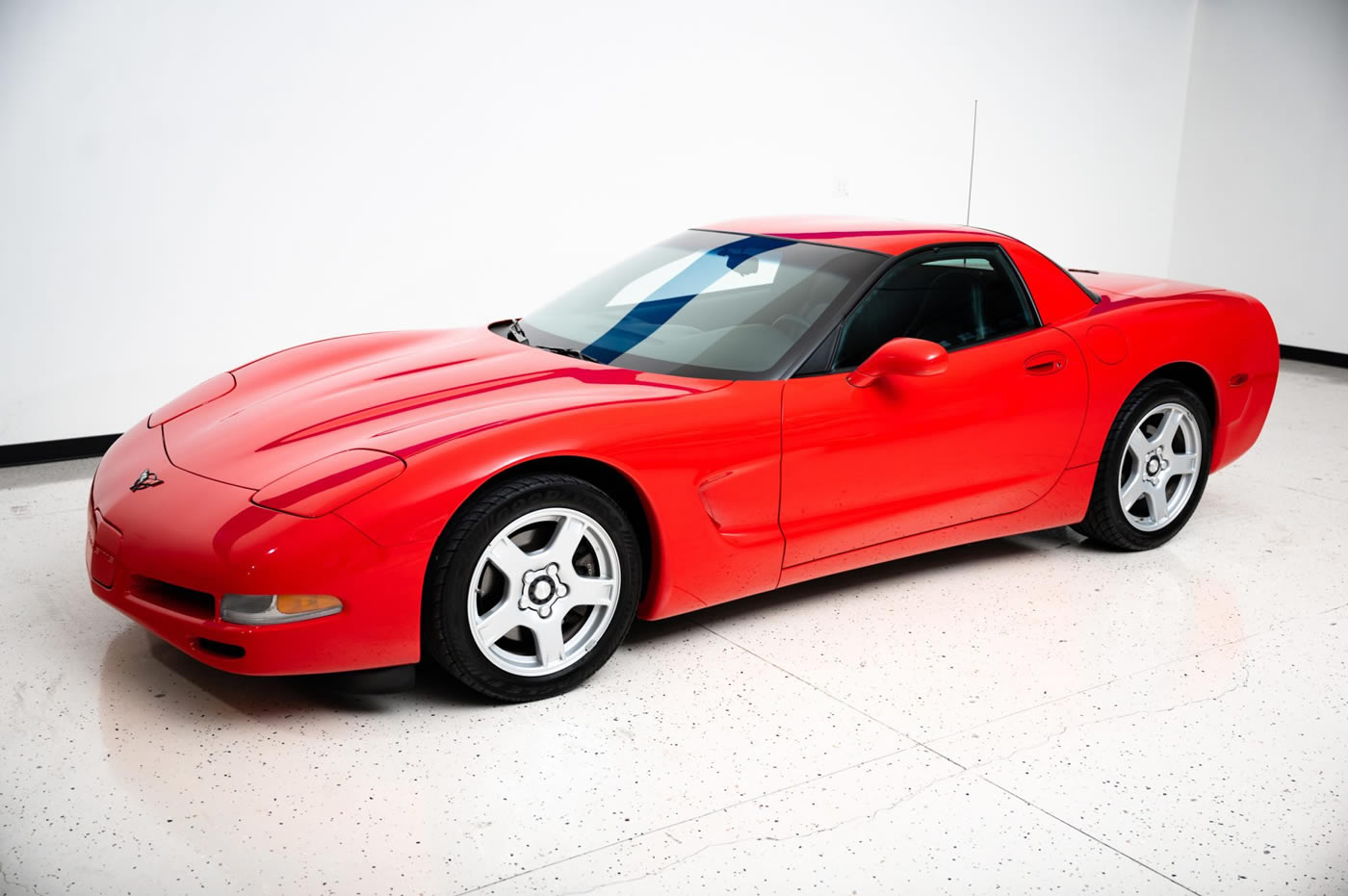1999 Corvette Fixed Roof Coupe in Torch Red