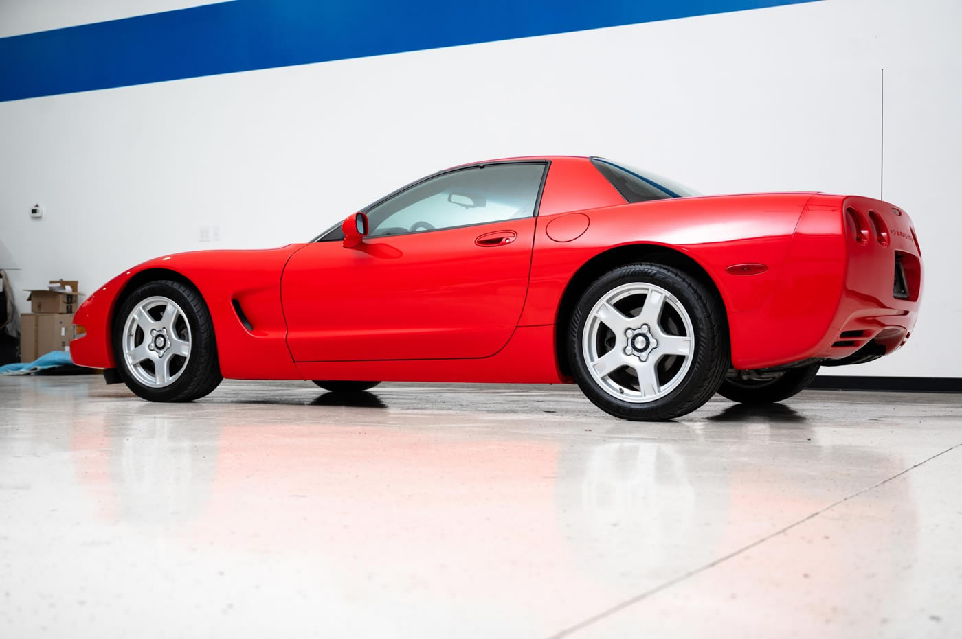 1999 Corvette Fixed Roof Coupe in Torch Red