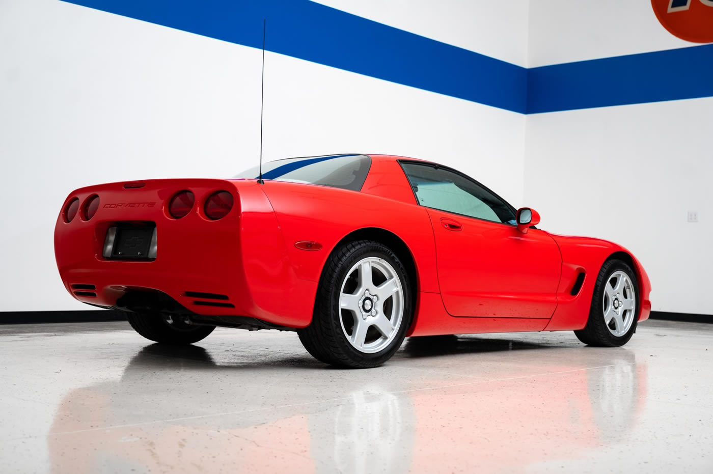 1999 Corvette Fixed Roof Coupe in Torch Red