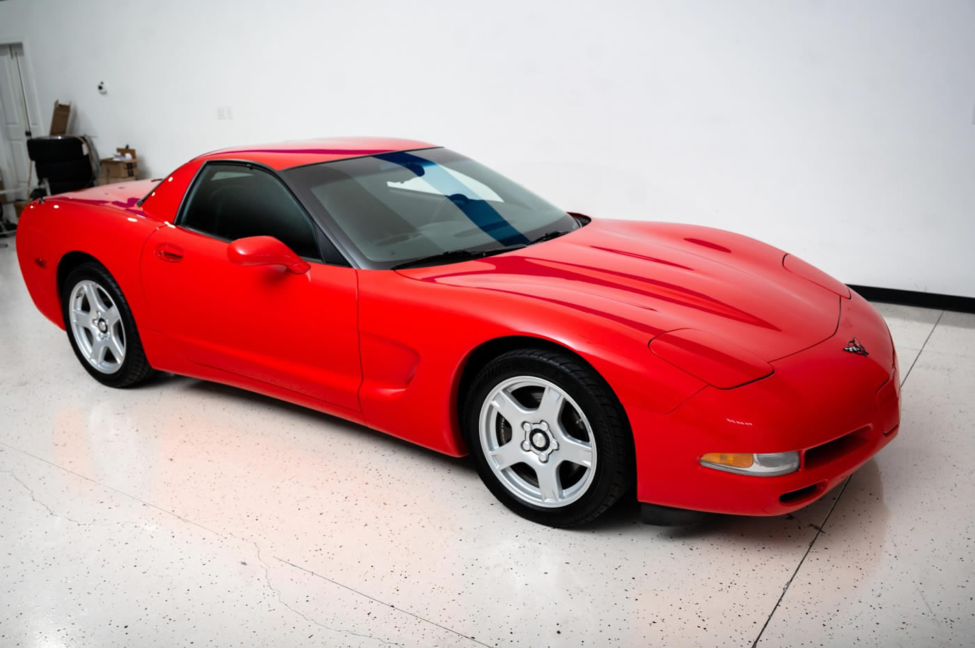 1999 Corvette Fixed Roof Coupe in Torch Red