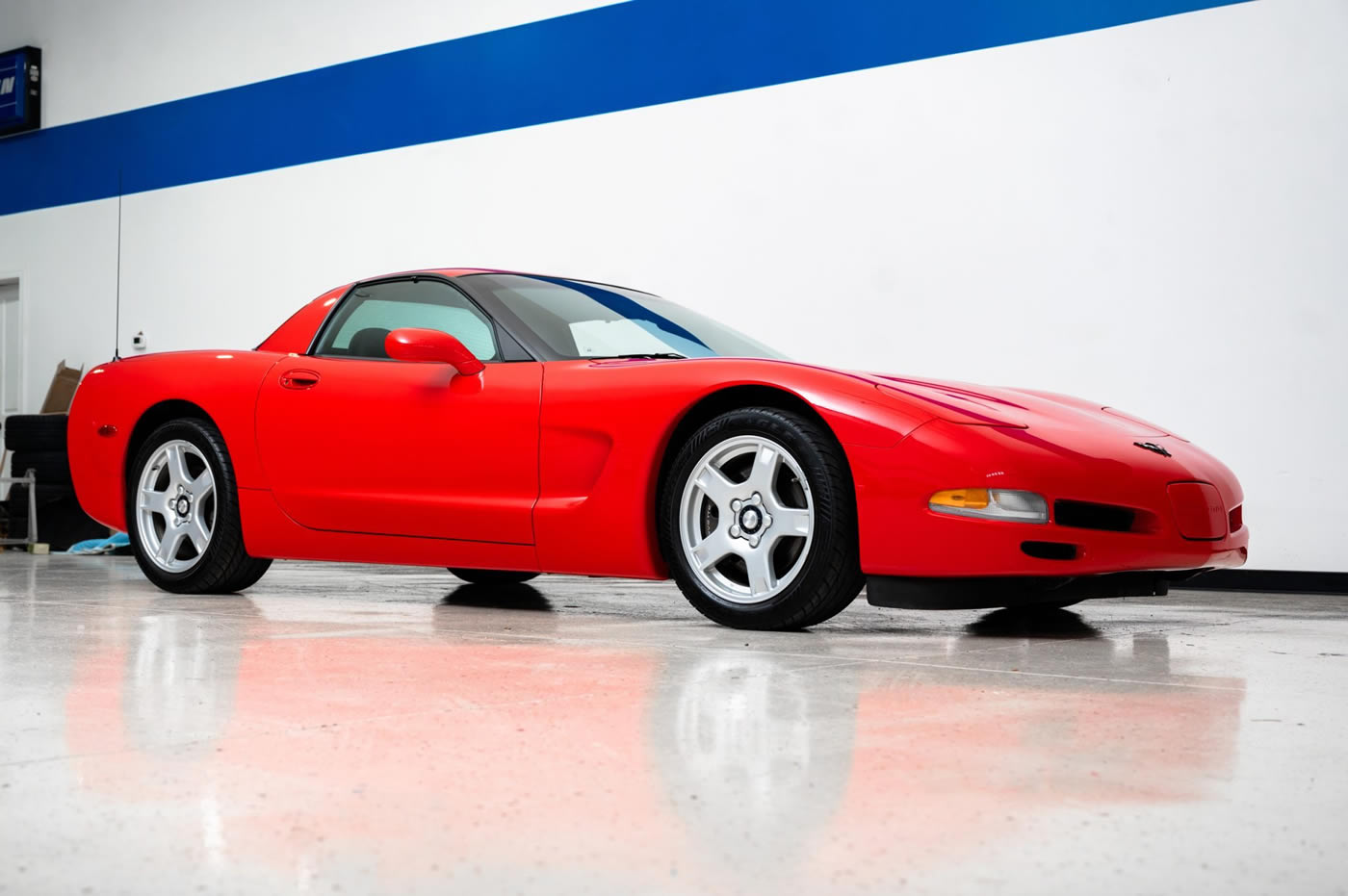 1999 Corvette Fixed Roof Coupe in Torch Red