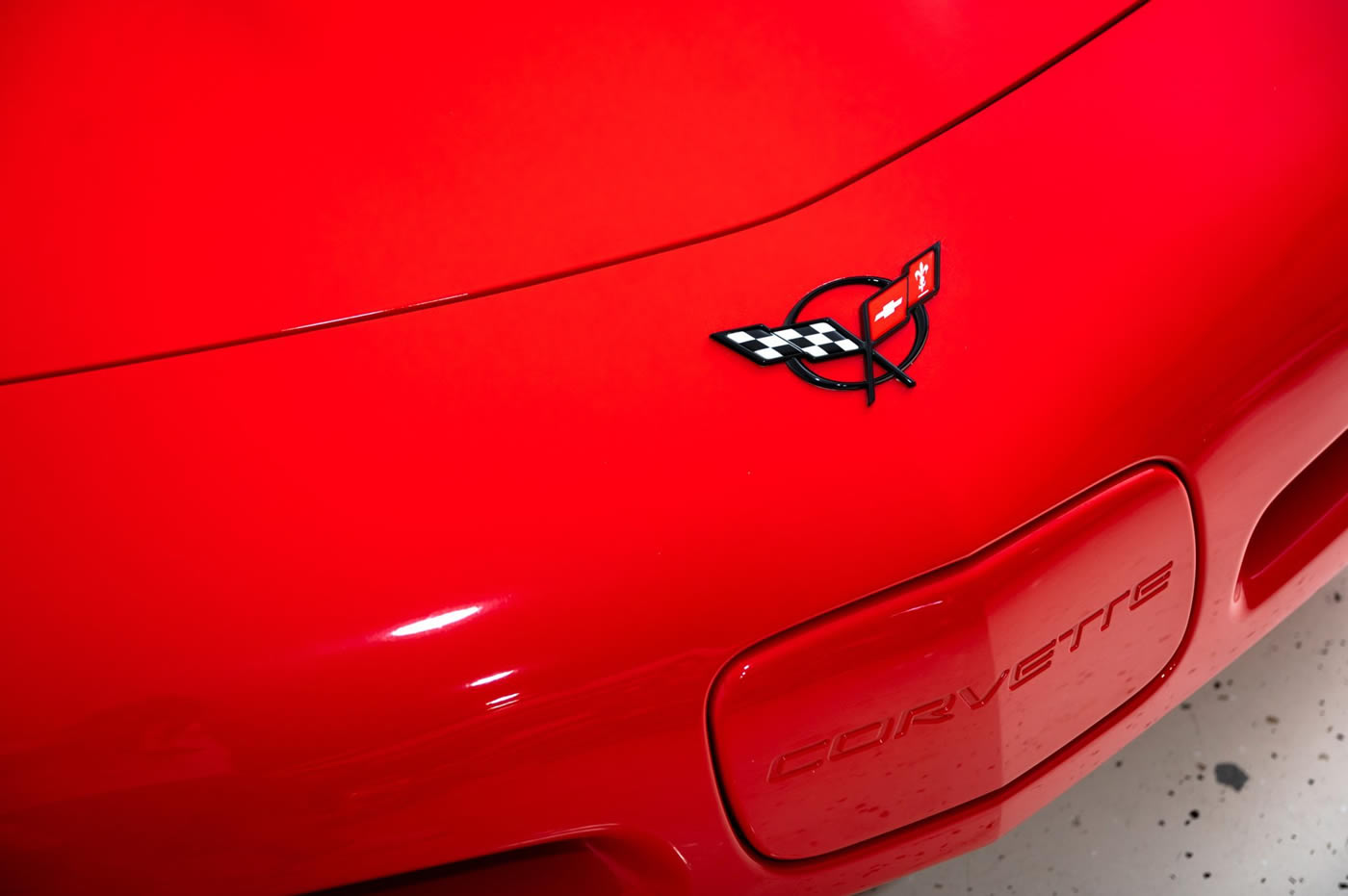 1999 Corvette Fixed Roof Coupe in Torch Red