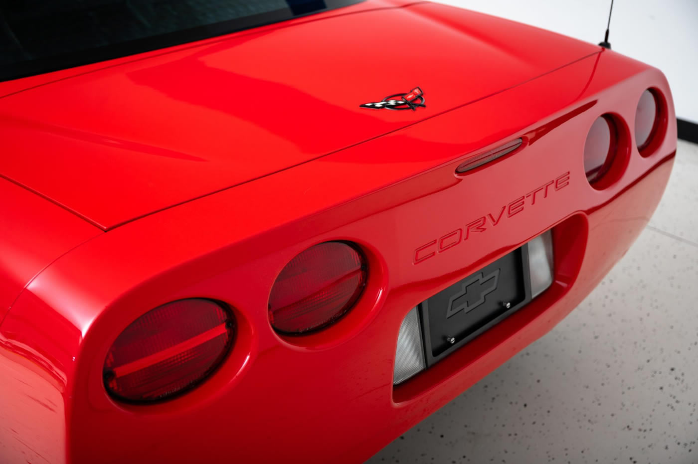 1999 Corvette Fixed Roof Coupe in Torch Red