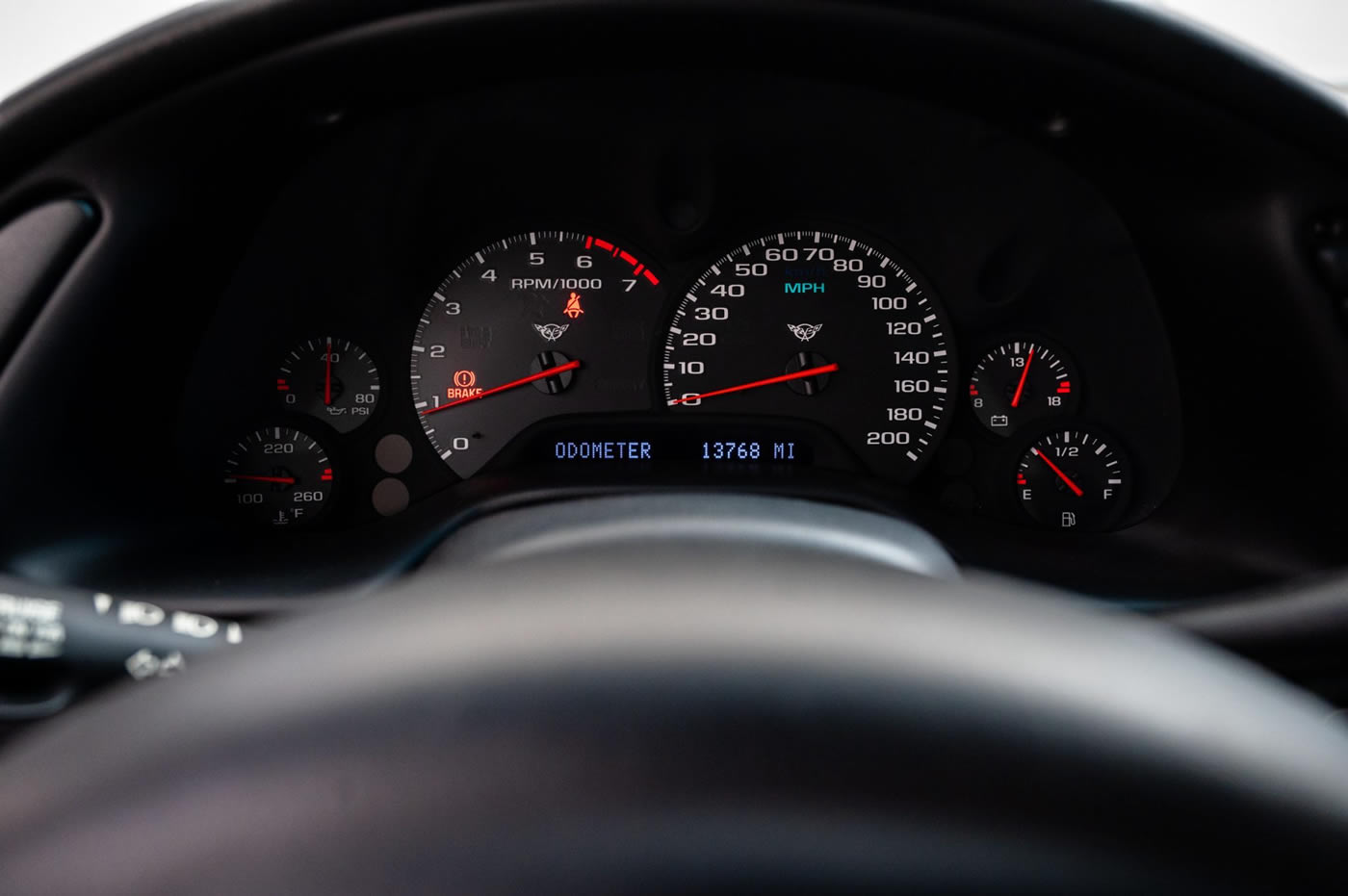 1999 Corvette Fixed Roof Coupe in Torch Red
