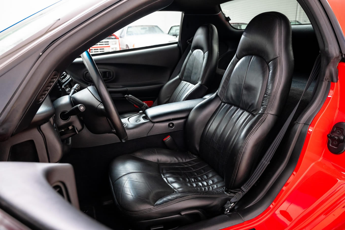 1999 Corvette Fixed Roof Coupe in Torch Red