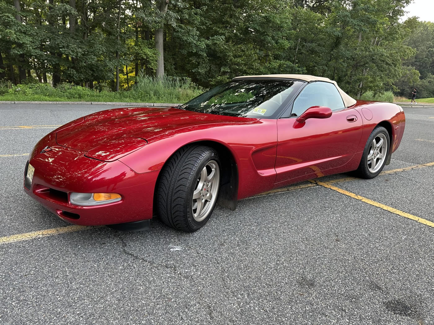 2000 Corvette Convertible in Magnetic Red Metallic