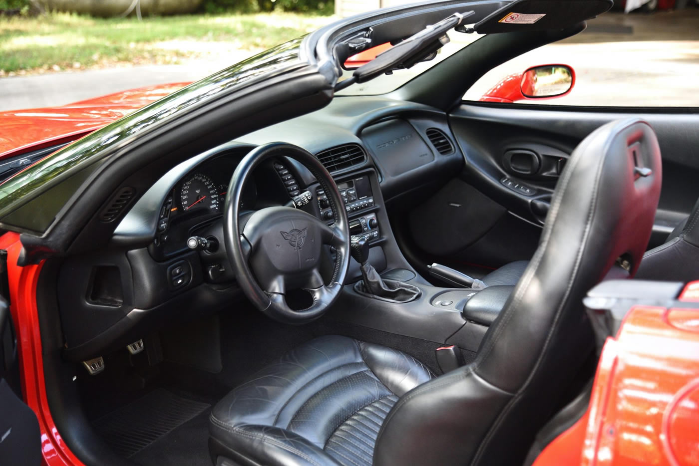 2000 Corvette Convertible in Torch Red