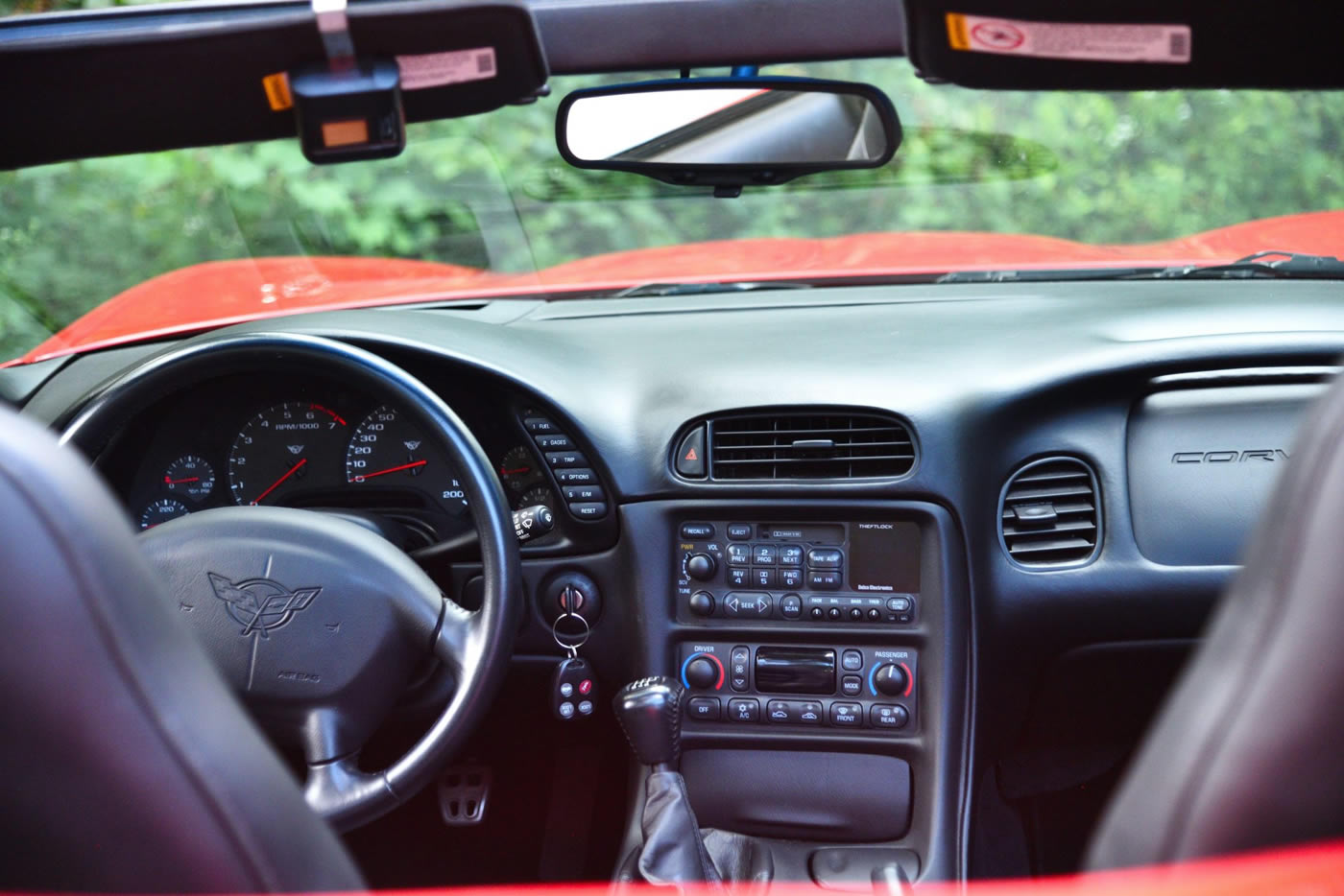 2000 Corvette Convertible in Torch Red