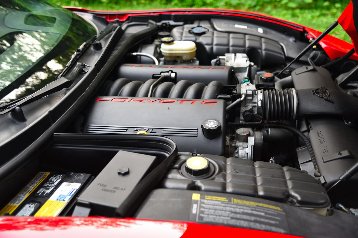 2000 Corvette Convertible in Torch Red