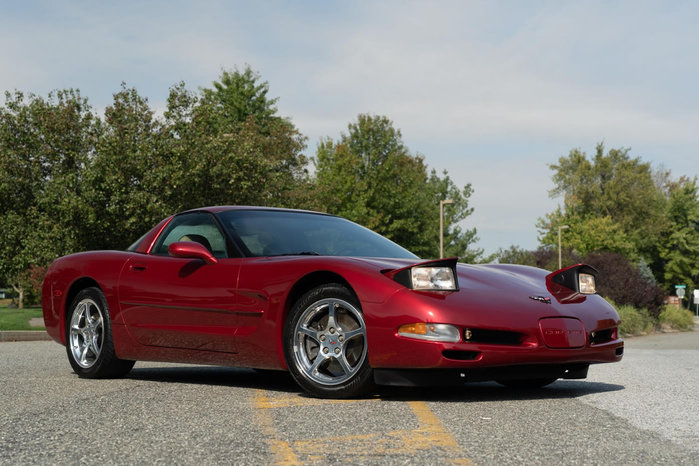 2000 Corvette Coupe in Magnetic Red Metallic