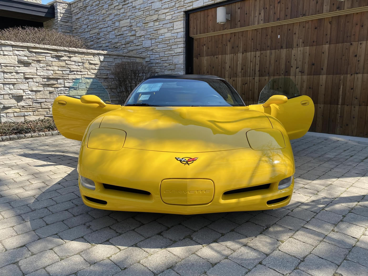 2002 Corvette Convertible in Millennium Yellow