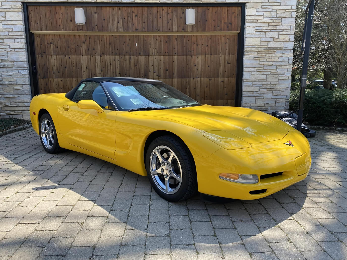 2002 Corvette Convertible in Millennium Yellow