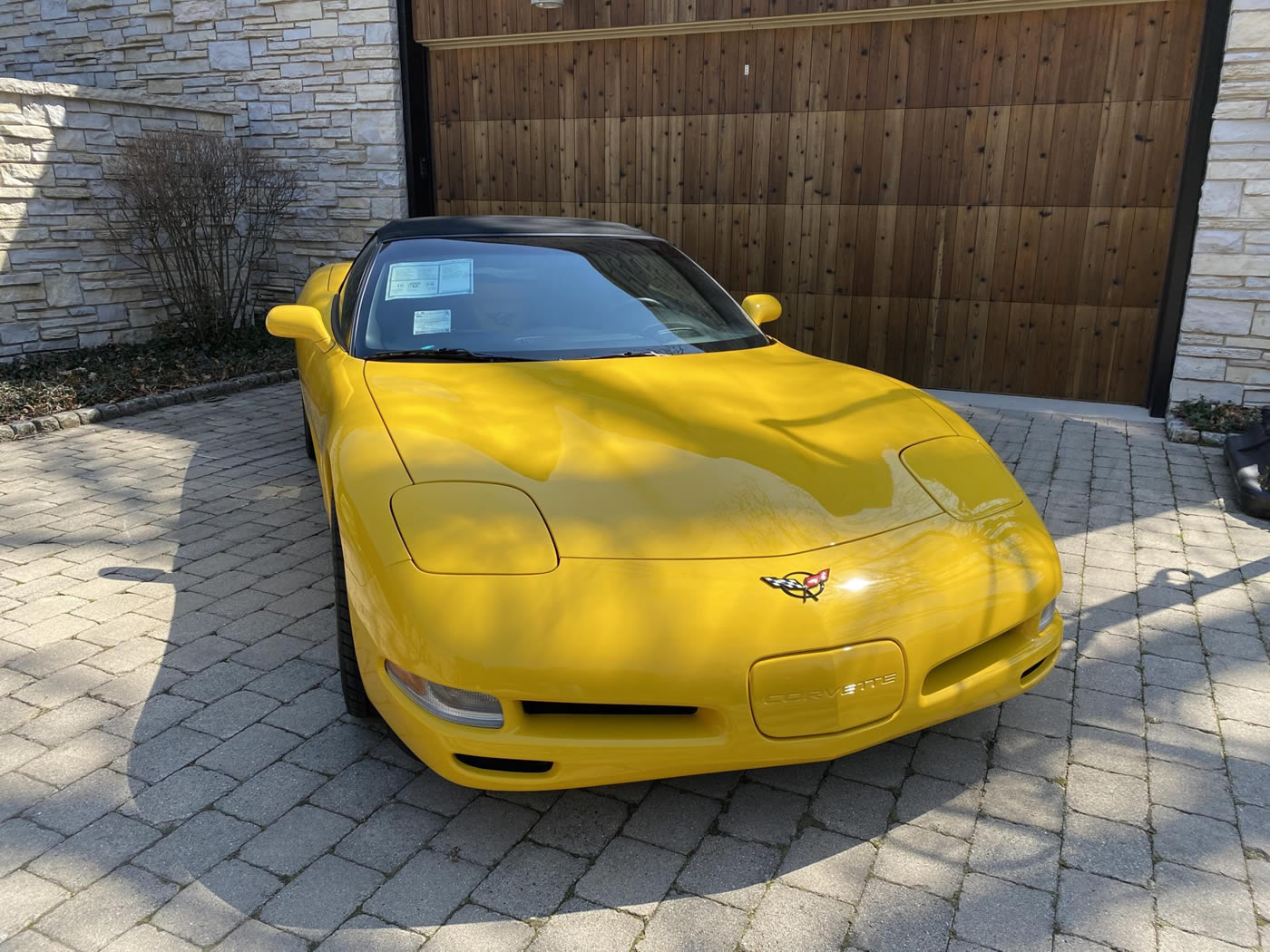 2002 Corvette Convertible in Millennium Yellow