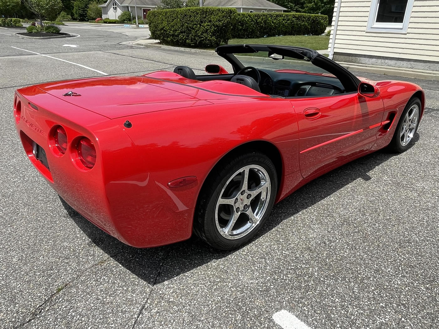 2002 Corvette Convertible in Torch Red