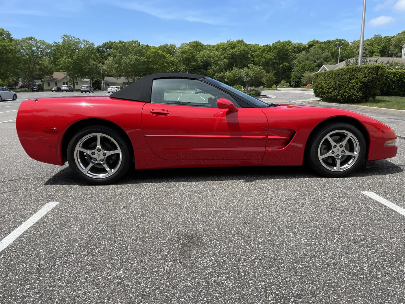 2002 Corvette Convertible in Torch Red