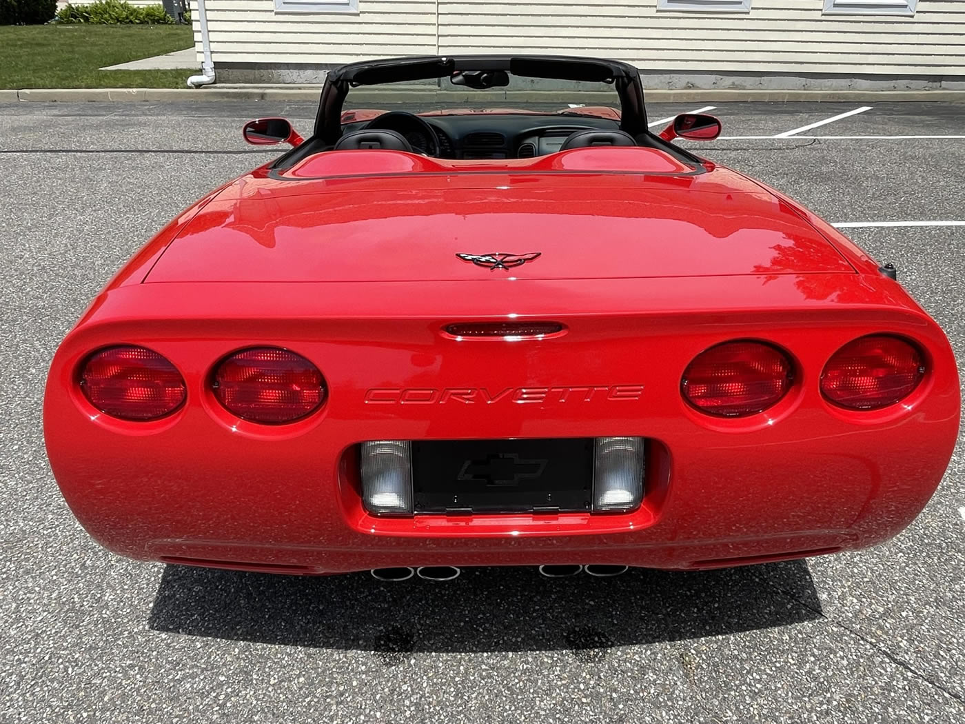 2002 Corvette Convertible in Torch Red