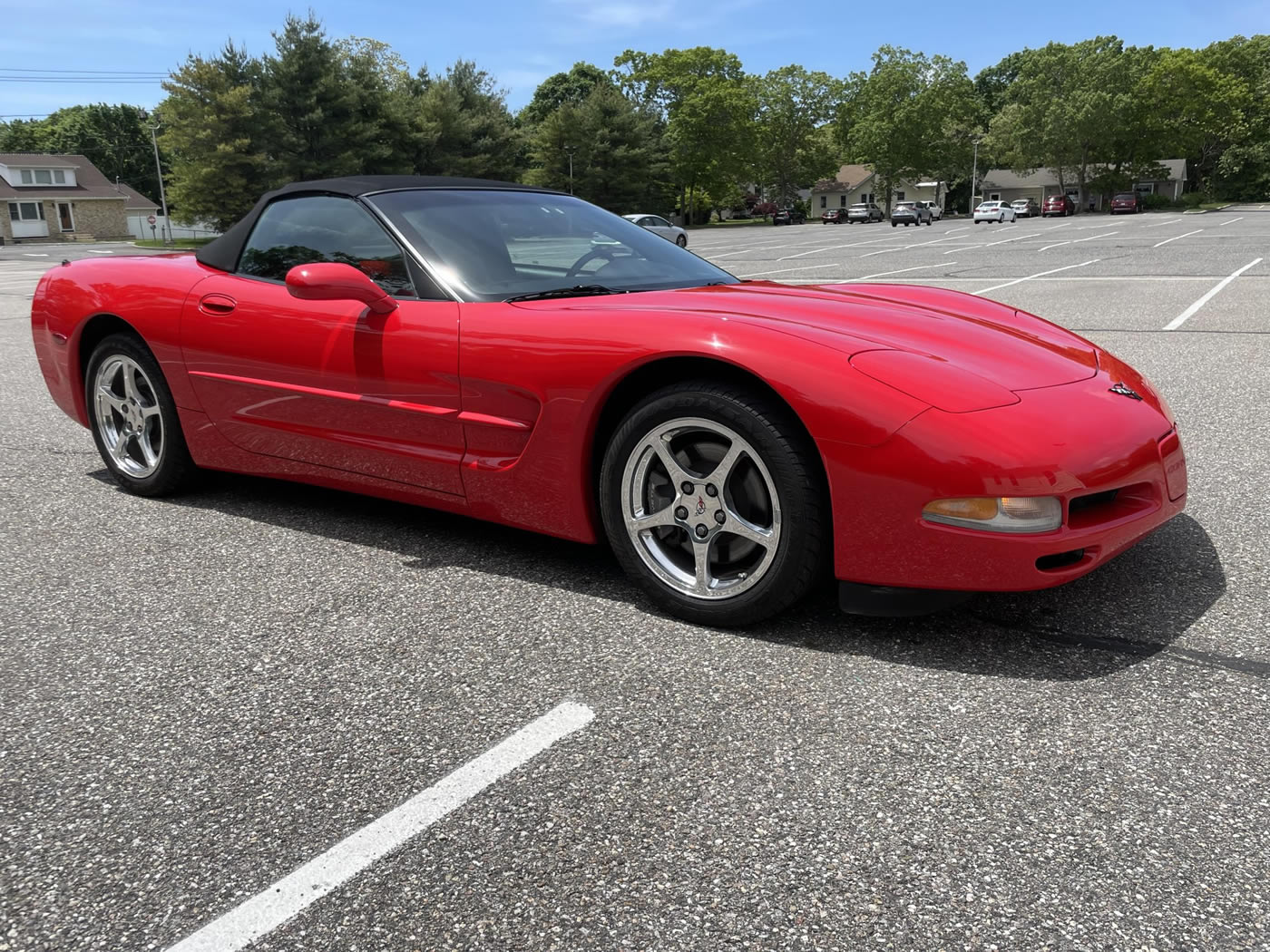 2002 Corvette Convertible in Torch Red