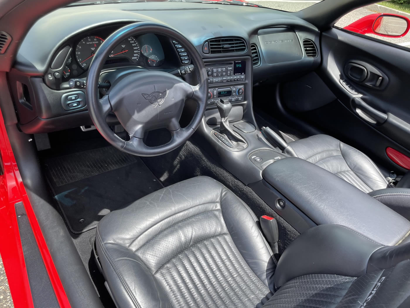 2002 Corvette Convertible in Torch Red