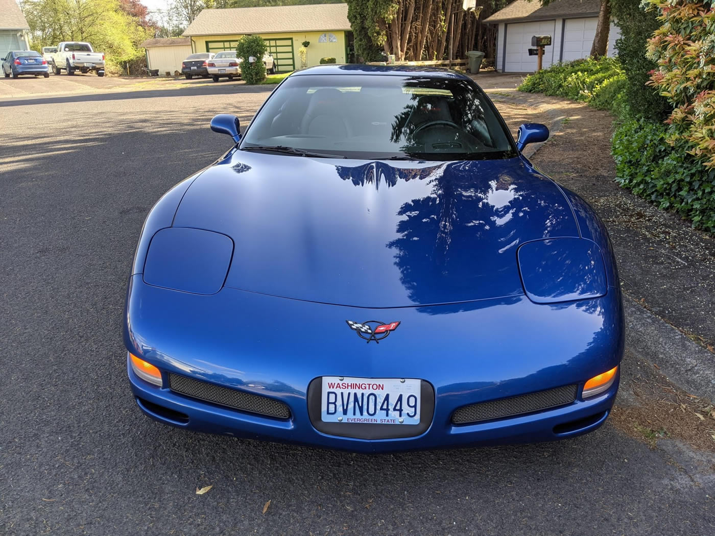 2002 Corvette Z06 in Electron Blue Metallic