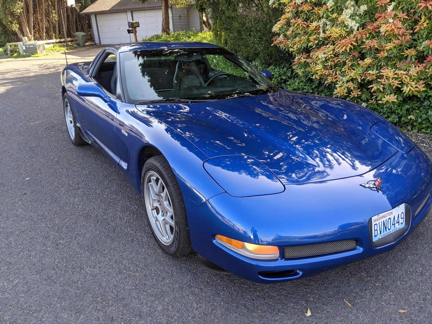 2002 Corvette Z06 in Electron Blue Metallic