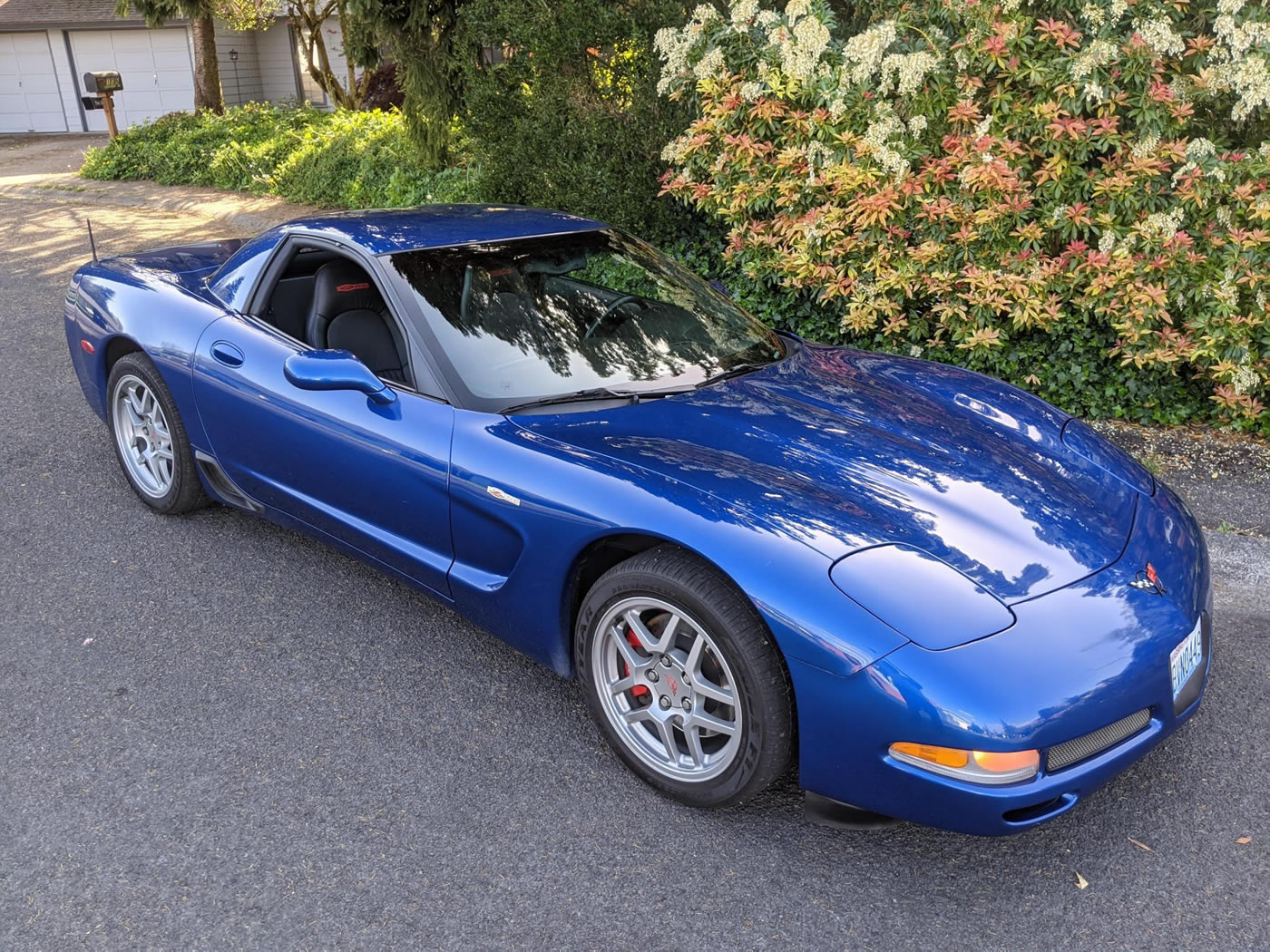 2002 Corvette Z06 in Electron Blue Metallic