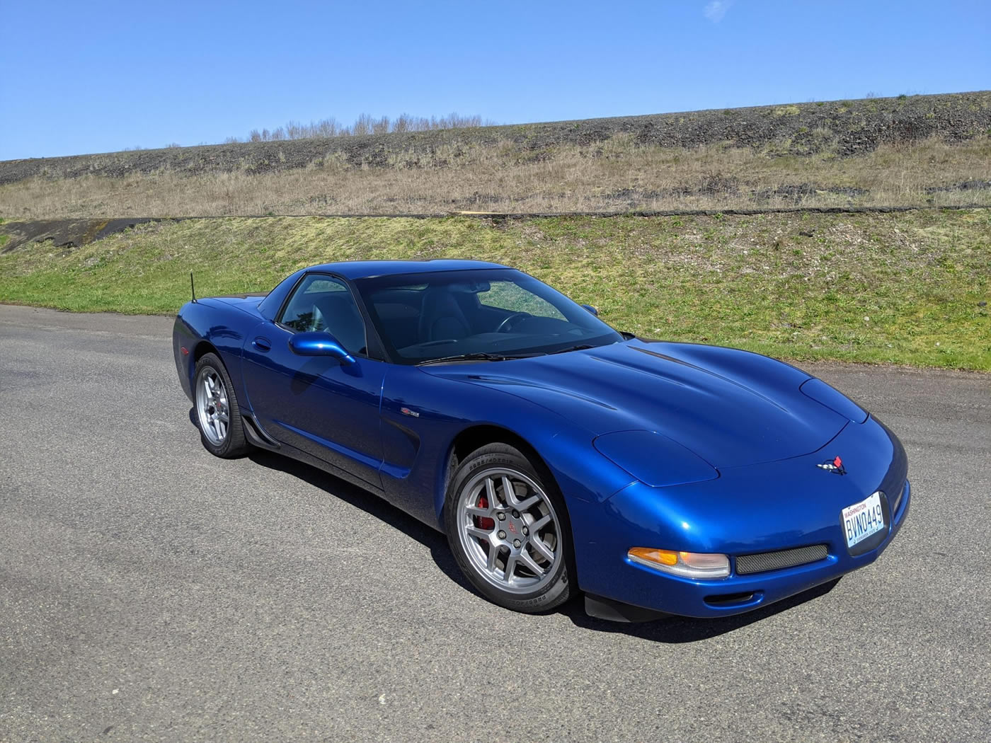 2002 Corvette Z06 in Electron Blue Metallic